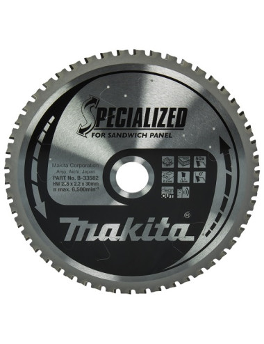 MAKITA PIŁA TARCZOWA  235x30x50z SPECJALIZED PŁYTY WARSTWOWE