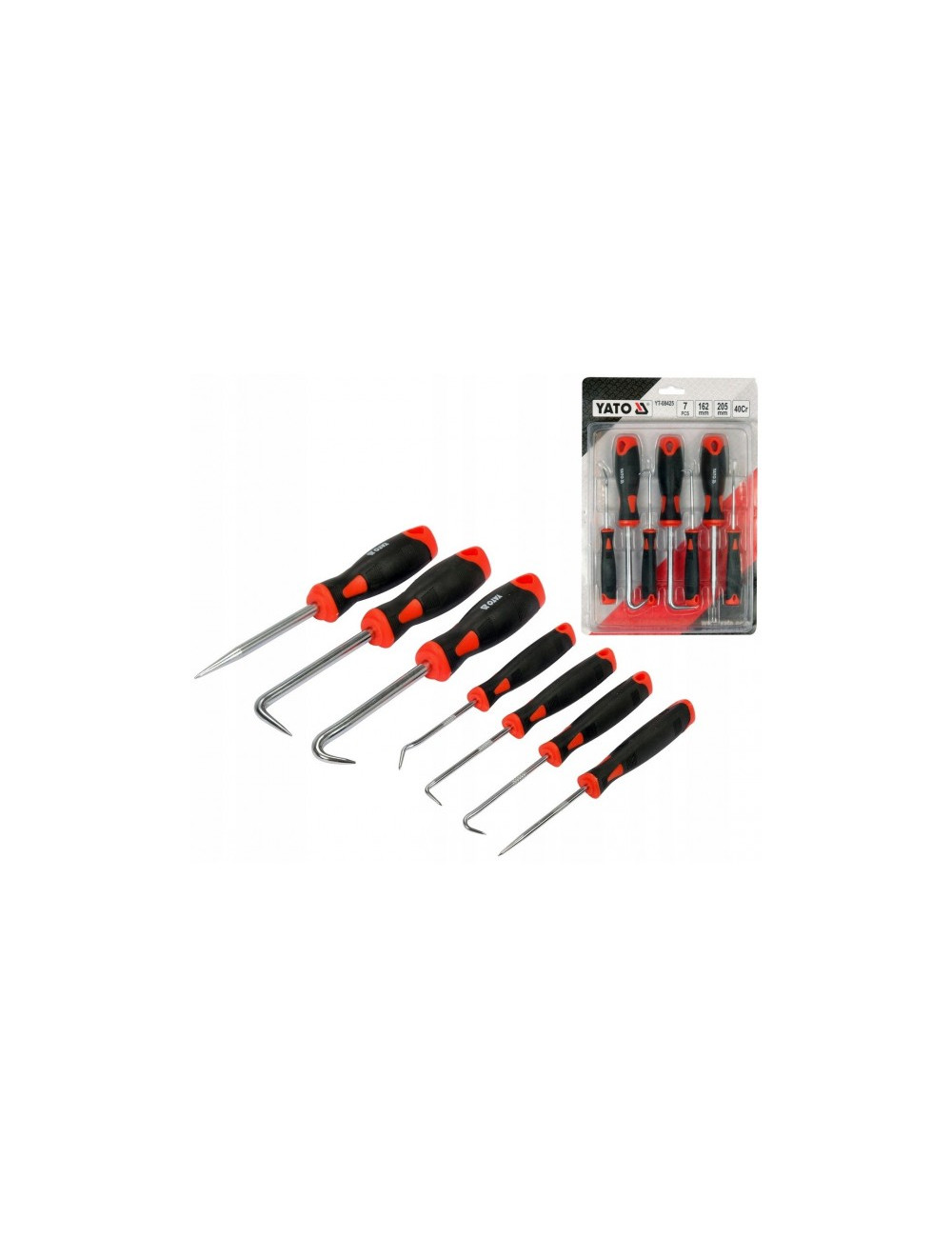 YATO HACZYKI Z RĘKOJEŚCIĄ 7el.