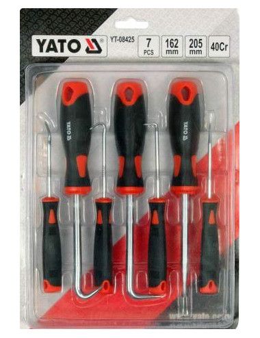 YATO HACZYKI Z RĘKOJEŚCIĄ 7el.