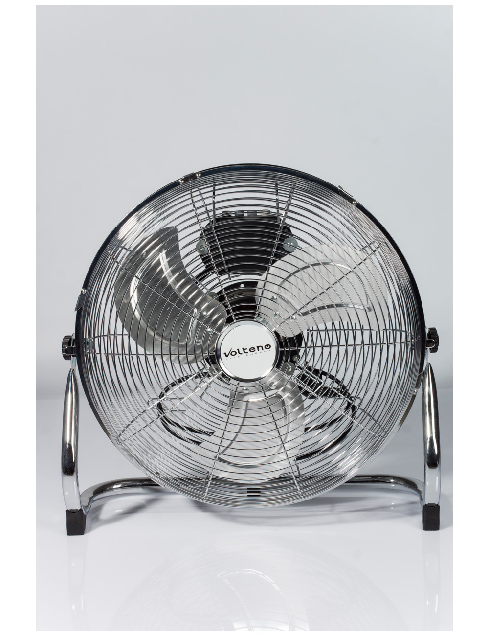 VOLTENO WENTYLATOR CYRKULATOR PODŁOGOWY CHROM 65W 40 cm
