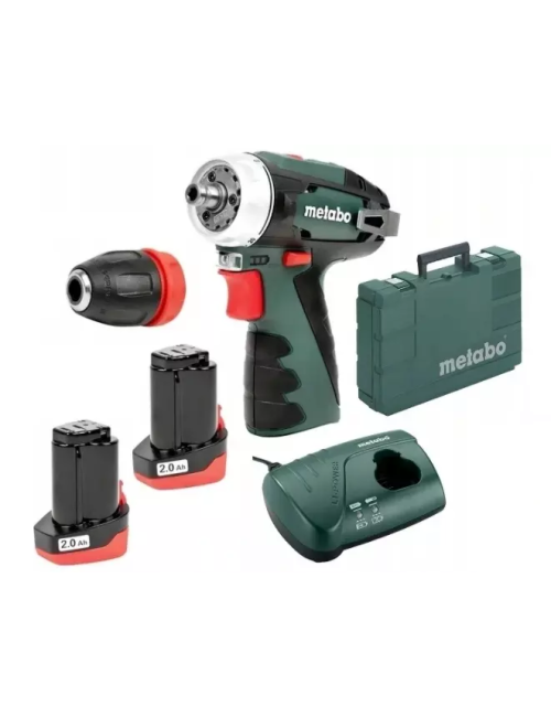 METABO WIERTARKO WKRĘTARKA 12V 34 17Nm 2x2Ah LI-ION POWERMAXX BS QUICK BASIC