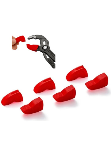 KNIPEX NAKŁADKI DO SZCZYPIEC GŁADKIE 250mm 3 KOMPLET