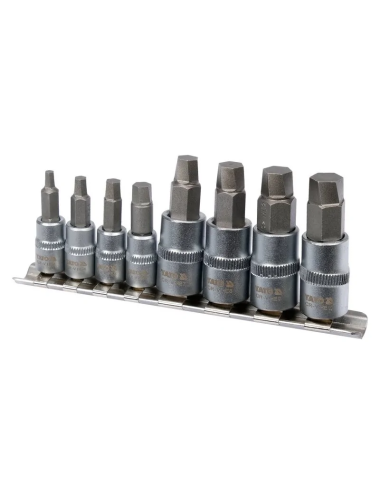 YATO KLUCZE SPIRALNE DO OBROBIONYCH ŚRUB 1/4"-3/8" KOMPLET 8el.
