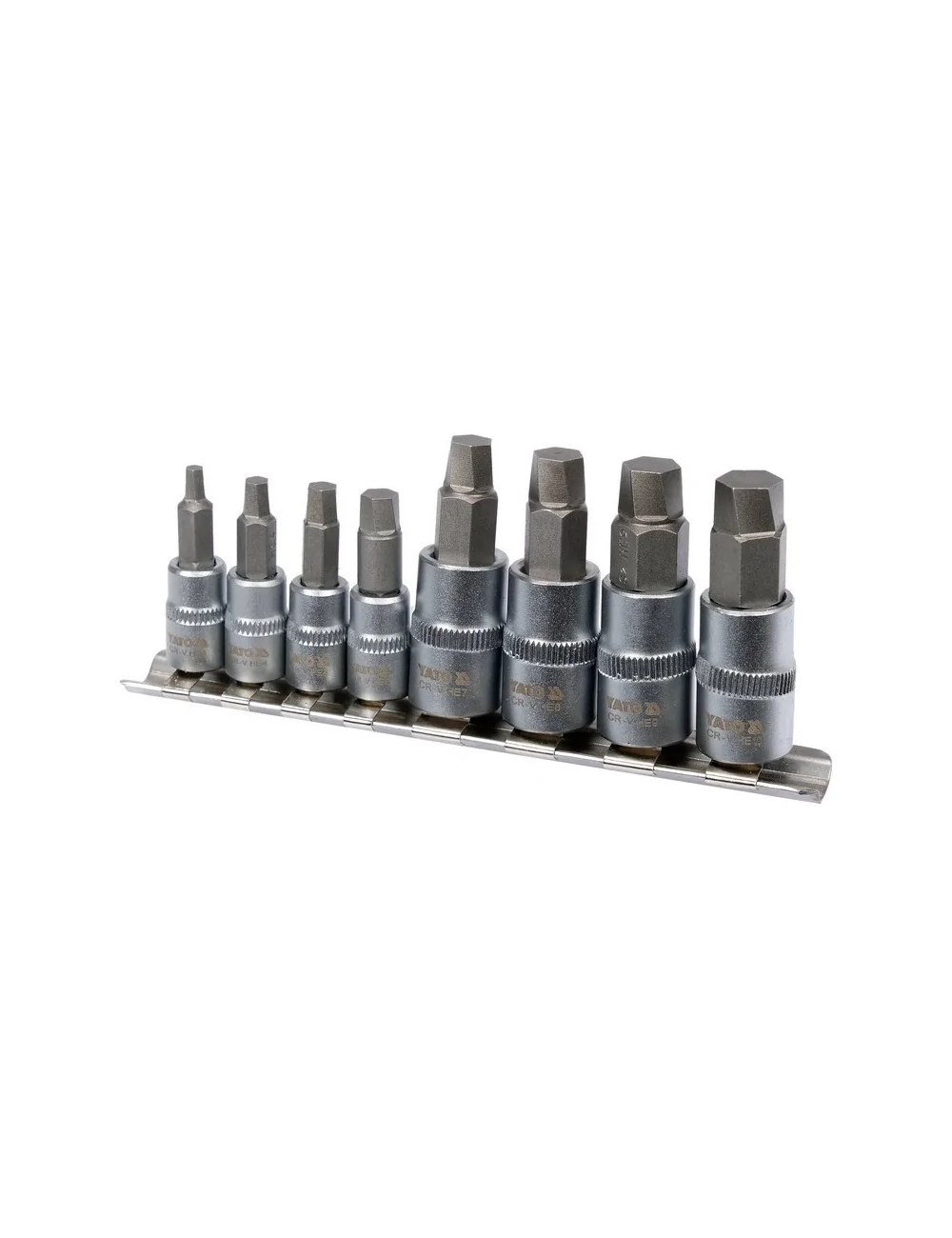 YATO KLUCZE SPIRALNE DO OBROBIONYCH ŚRUB 1/4"-3/8" KOMPLET 8el.