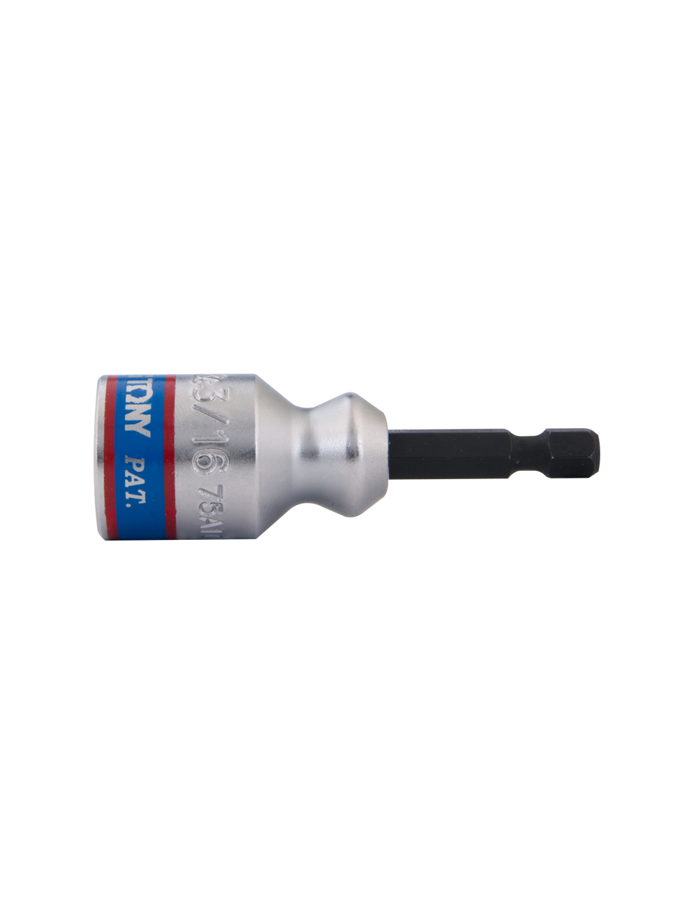 KING TONY NASADKA DO PRĘTÓW GWINTOWANYCH 8mm DO WKRĘTAREK 1/4" x 66MM (ZAKRES 7,6 - 8.0mm)