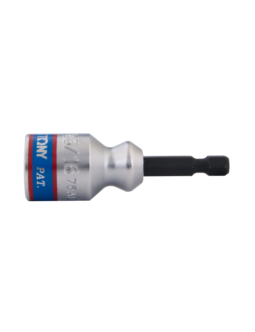 KING TONY NASADKA DO PRĘTÓW GWINTOWANYCH 8mm DO WKRĘTAREK 1/4" x 66MM (ZAKRES 7,6 - 8.0mm)