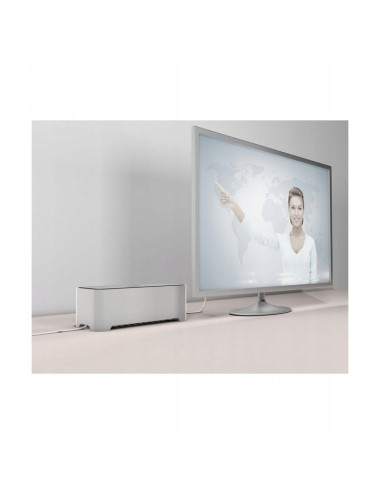 CURVER POJEMNIK DO PRZECHOWYWANIA KABLI PRZEWODÓW M BIAŁY SZARY