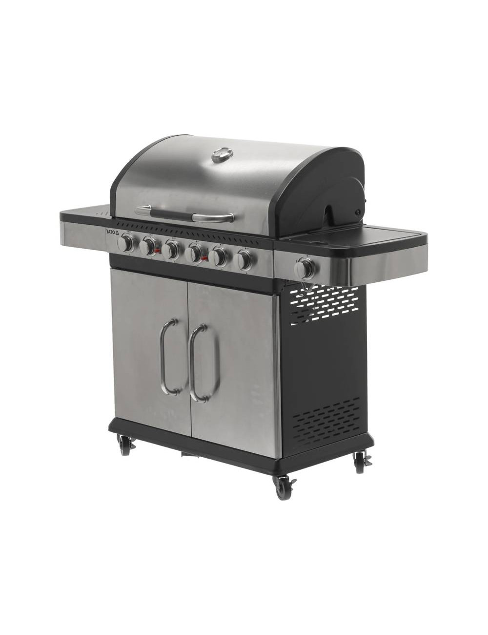 YATO GRILL GAZOWY 6+1 STAL NIERDZEWNA 20,2KW YG-20004