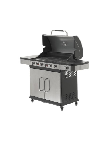 YATO GRILL GAZOWY 6+1 STAL NIERDZEWNA 20,2KW YG-20004