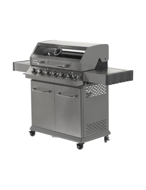 YATO GRILL GAZOWY 6+1 STAL NIERDZEWNA 20,5KW SZYBA