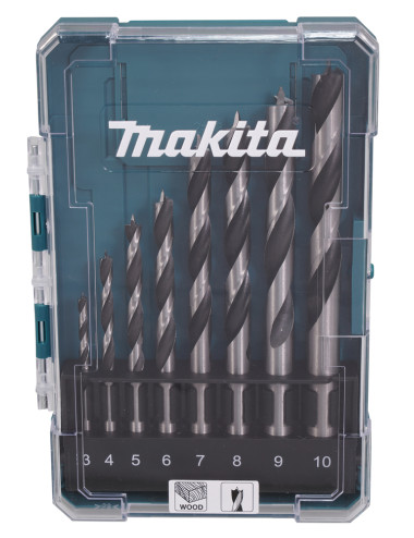 MAKITA ZESTAW WIERTEŁ DO DREWNA 8 szt