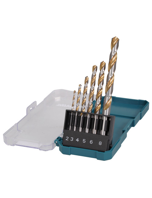 MAKITA ZESTAW WIERTEŁDO METALU HSS-G 6szt. 2 3 4 5 6 8mm