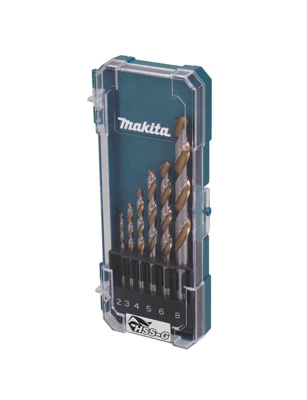 MAKITA ZESTAW WIERTEŁDO METALU HSS-G 6szt. 2 3 4 5 6 8mm
