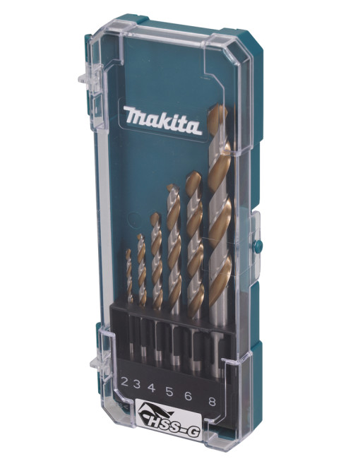 MAKITA ZESTAW WIERTEŁDO METALU HSS-G 6szt. 2 3 4 5 6 8mm