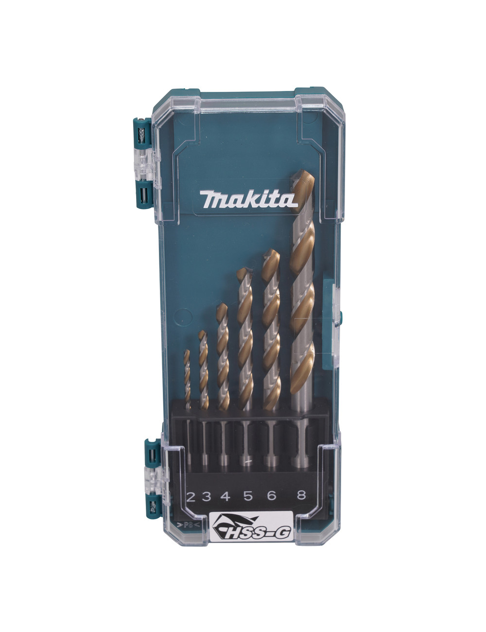 MAKITA ZESTAW WIERTEŁDO METALU HSS-G 6szt. 2 3 4 5 6 8mm