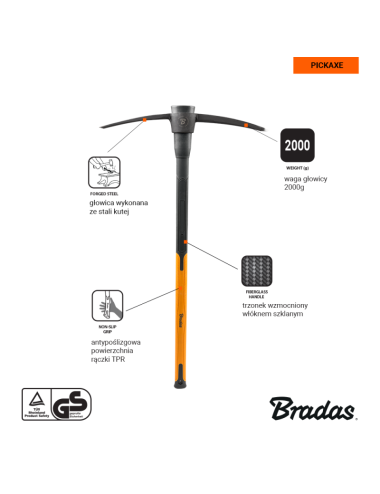 KILOF 2000g WŁÓKNO SZKLANE FIBERGLASS BRADAS