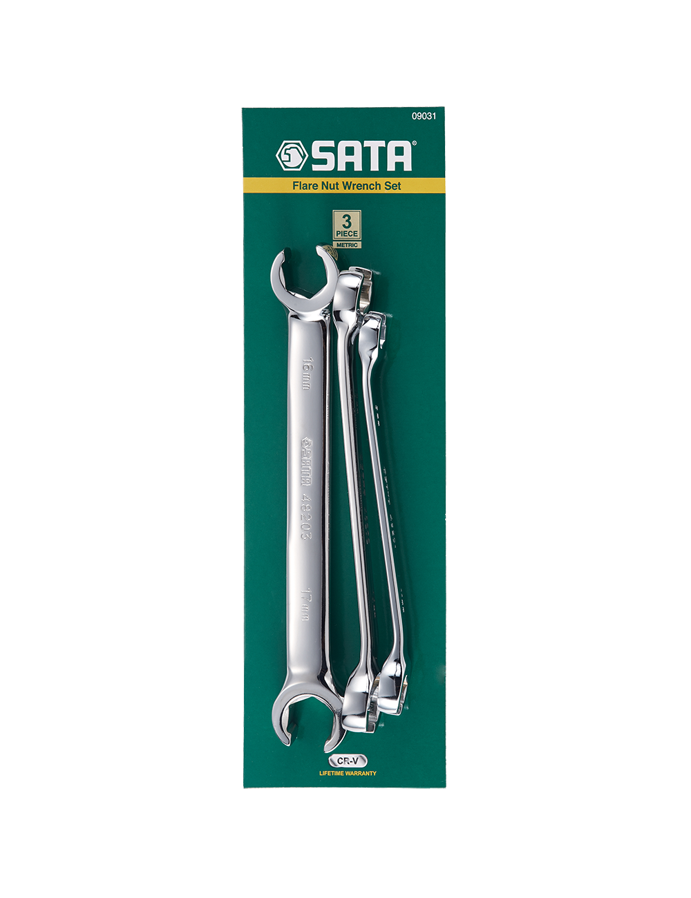 SATA KLUCZ PŁASKIE 3szt. DWUSTRONNE DO PRZEWODÓW-METRYCZNYCH