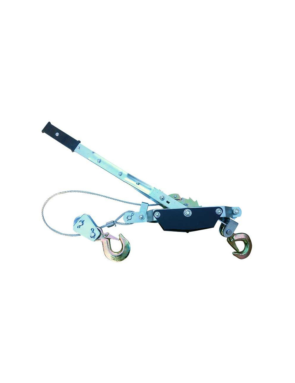 PRZYCIĄGARKA LINOWA RĘCZNA 2 TONY PODWÓJNY MECHANIZM ZAPADKOWY