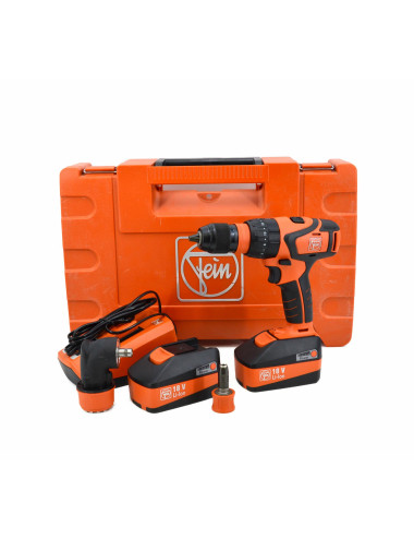 FEIN ZESTAW ASB18 + ASCD300W + ALG80 + 2x18V 6ah