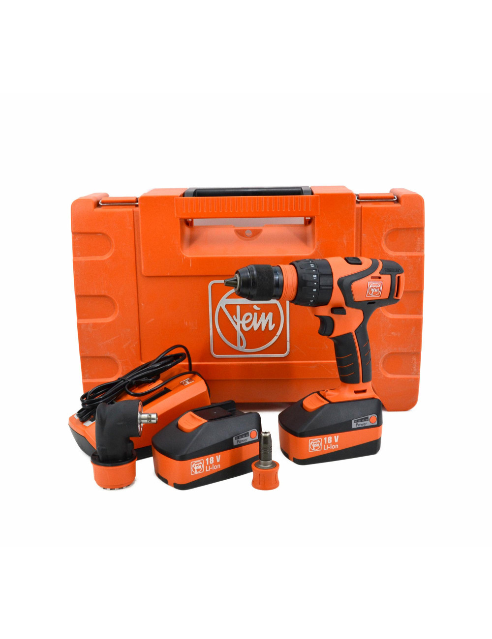 FEIN ZESTAW ASB18 + ASCD300W + ALG80 + 2x18V 6ah