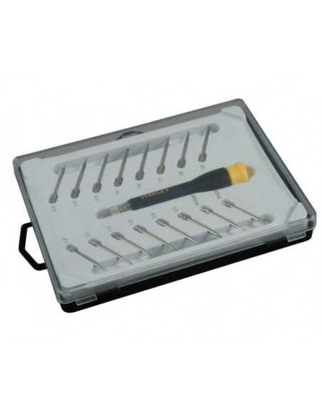 STANLEY WKRĘTAKI PRECYZYJNE Z WYMIENNYMI GROTAMI KOMPLET 16 szt.