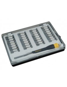 STANLEY WKRĘTAKI PRECYZYJNE Z WYMIENNYMI GROTAMI KOMPLET 32 szt.