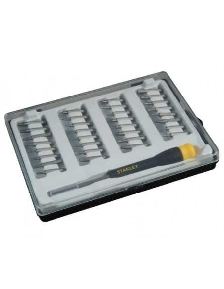 STANLEY WKRĘTAKI PRECYZYJNE Z WYMIENNYMI GROTAMI KOMPLET 32 szt.