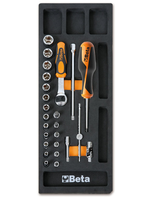 BETA ZESTAW NARZĘDZI 25szt. W MIĘKKIM WKŁ.PRO.