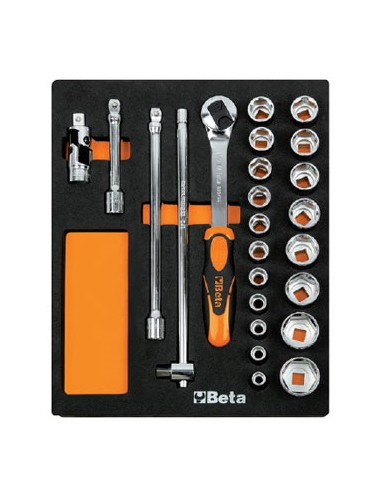 BETA ZESTAW NARZĘDZI 24szt. W MIĘKKIM WKŁADZIE