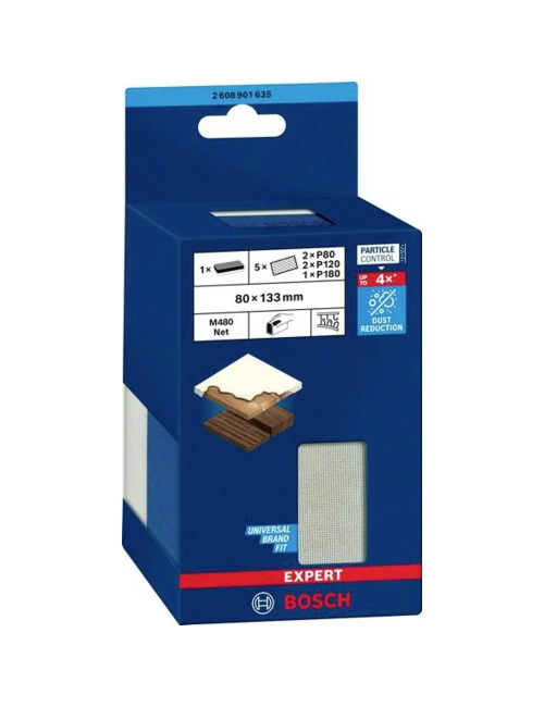 BOSCH BLOK ŚCIERNY + 5 x PAPIER M480