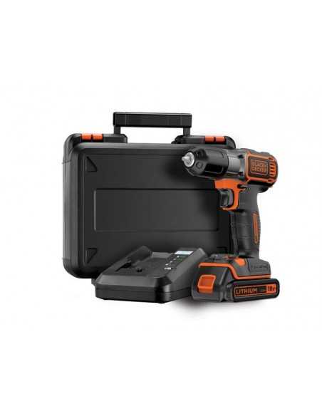 BLACK+DECKER WIERTARKO-WKRĘTARKA 18V 1 x 1,5AH LI-ION AUTOSENSE + WALIZKA ASD18K