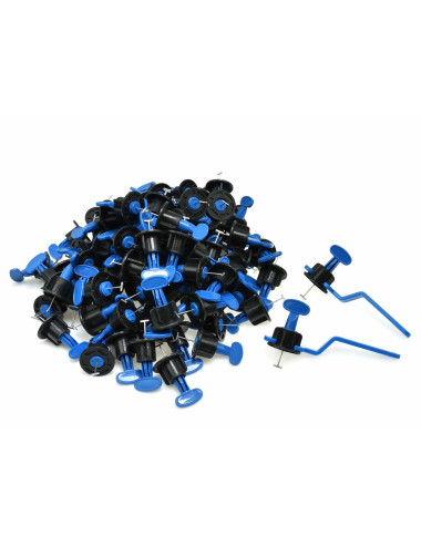 GEKO SYSTEM POZIOMOWANIA PŁYTEK 100szt. KLIPSÓW + 2 KLUCZE