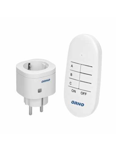 ORNO GNIAZDO 2P+Z STER PILOTEM 1+1 MINI