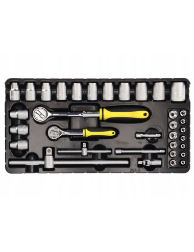 SZAFKA NARZĘDZIOWAWÓZEK 2el. + 253 el. NARZĘDZI WMC