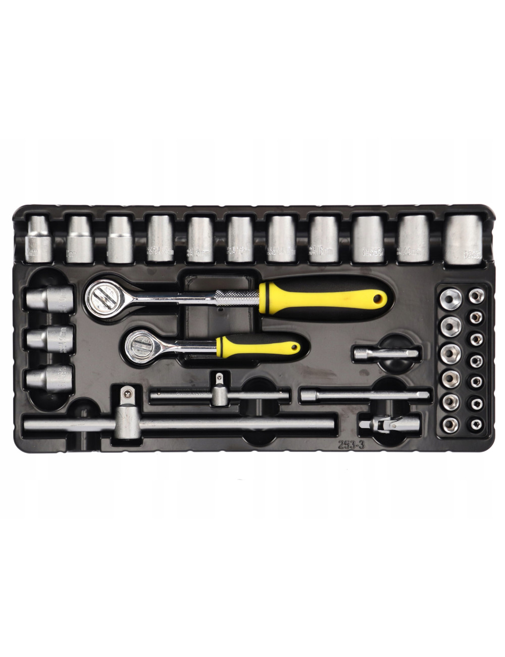 SZAFKA NARZĘDZIOWAWÓZEK 2el. + 253 el. NARZĘDZI WMC