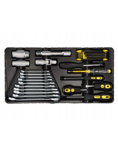 SZAFKA NARZĘDZIOWAWÓZEK 2el. + 253 el. NARZĘDZI WMC