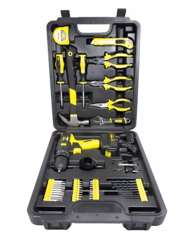 ZESTAW NARZĘDZIOWY 57el. Z WKRĘTARKĄ WMC