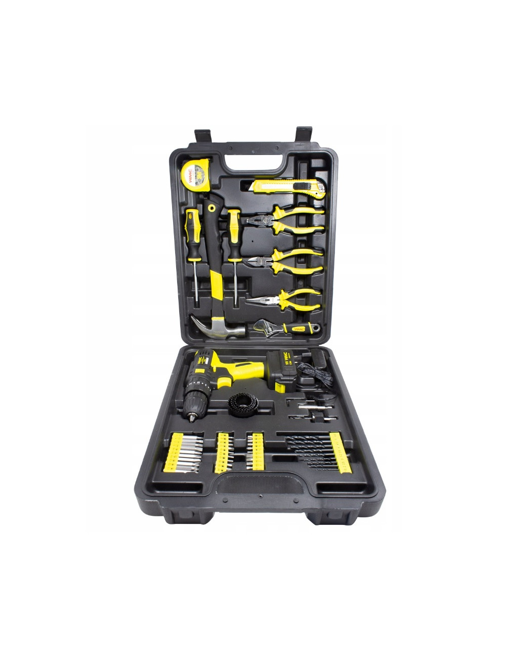 ZESTAW NARZĘDZIOWY 57el. Z WKRĘTARKĄ WMC