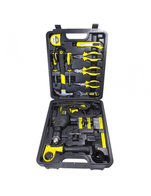 ZESTAW NARZĘDZIOWY 59el. Z WKRĘTARKĄ WMC