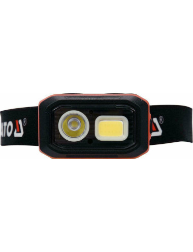 YATO LATARKA CZOŁOWA 500LM AKU 3xAAA CZUJNIK RUCHU YT-08593