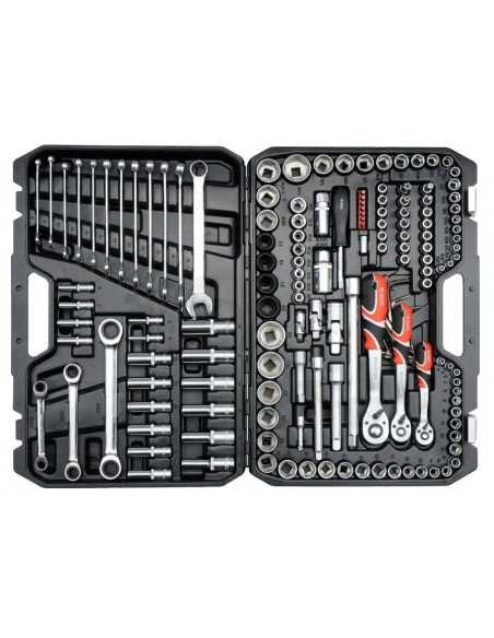 YATO KOMPLET KLUCZY 150 elem. XXL  1/4" - 3/8" - 1/2"  38811