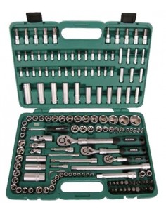 HONITON ZESTAW KLUCZY 155 ELEMENTÓW 1/4"-3/8"-1/2"   H4351