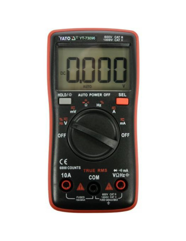 YATO MIERNIK CYFROWY UNIWERSALNY TRUE RMS YT-73096