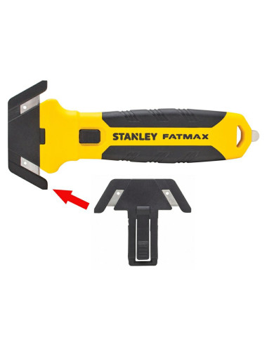 STANLEY NÓŻ BEZPIECZNY DO TAŚM PAKOWYCH DWUSTRONNY BI-MAT Z WYMIENNĄ KONCÓWKĄ