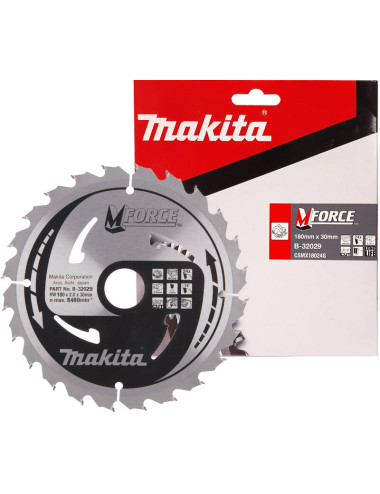 MAKITA PIŁA TARCZOWA  180x30x24z M-FORCE DREWNO