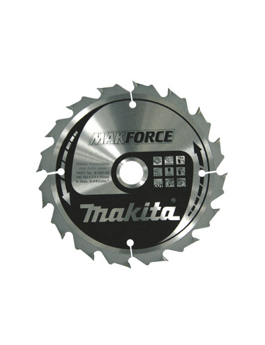 PIŁA TARCZOWA DO DREWNA MAKFORCE 160x20 16z >>>B-32091