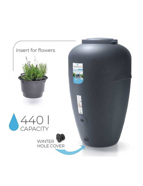 PROSPERPLAST POJEMNIK NA DESZCZÓWKĘ AQUACAN 440 L ANTRACYTOWY