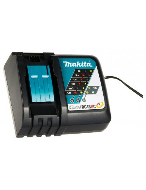 MAKITA ZESTAW WIERTARKA I ODKURZACZ DHP482+DCL181F+DC18RC 2x3,0Ah