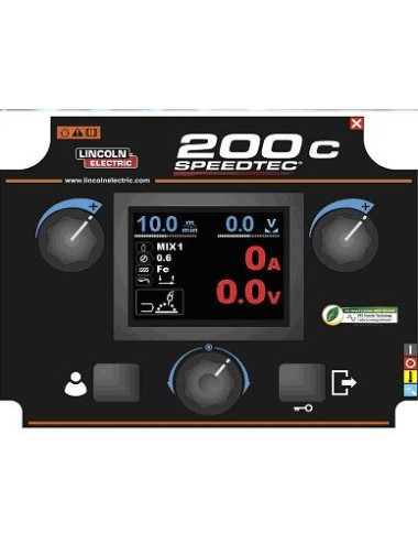 LINCOLN PÓŁAUTOMAT SPAWALNICZY SPEEDTEC 200C 230V 3w1 MIG MAG MMA TIG
