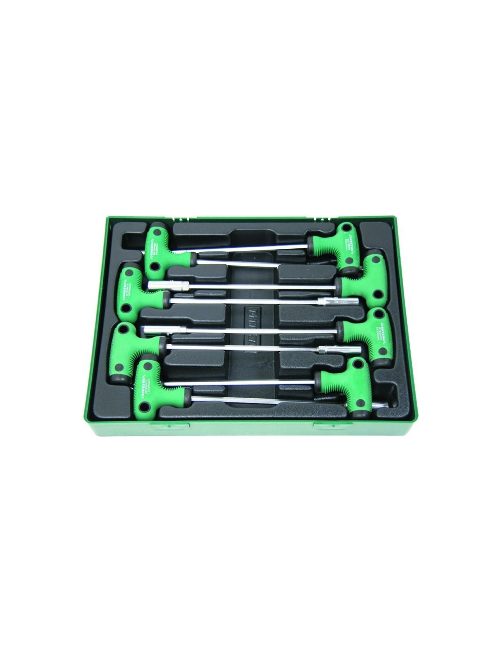 JONNESWAY KLUCZE NASADOWE TRZPIENIOWE Z UCHWYTEM 8szt. 6, 7, 8, 9, 10, 11, 12, 13mm D725N08SP